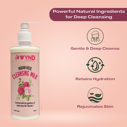 Indian Rose Cleansing Milk