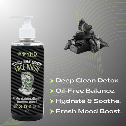 Activated Bamboo Charcoal Face Wash