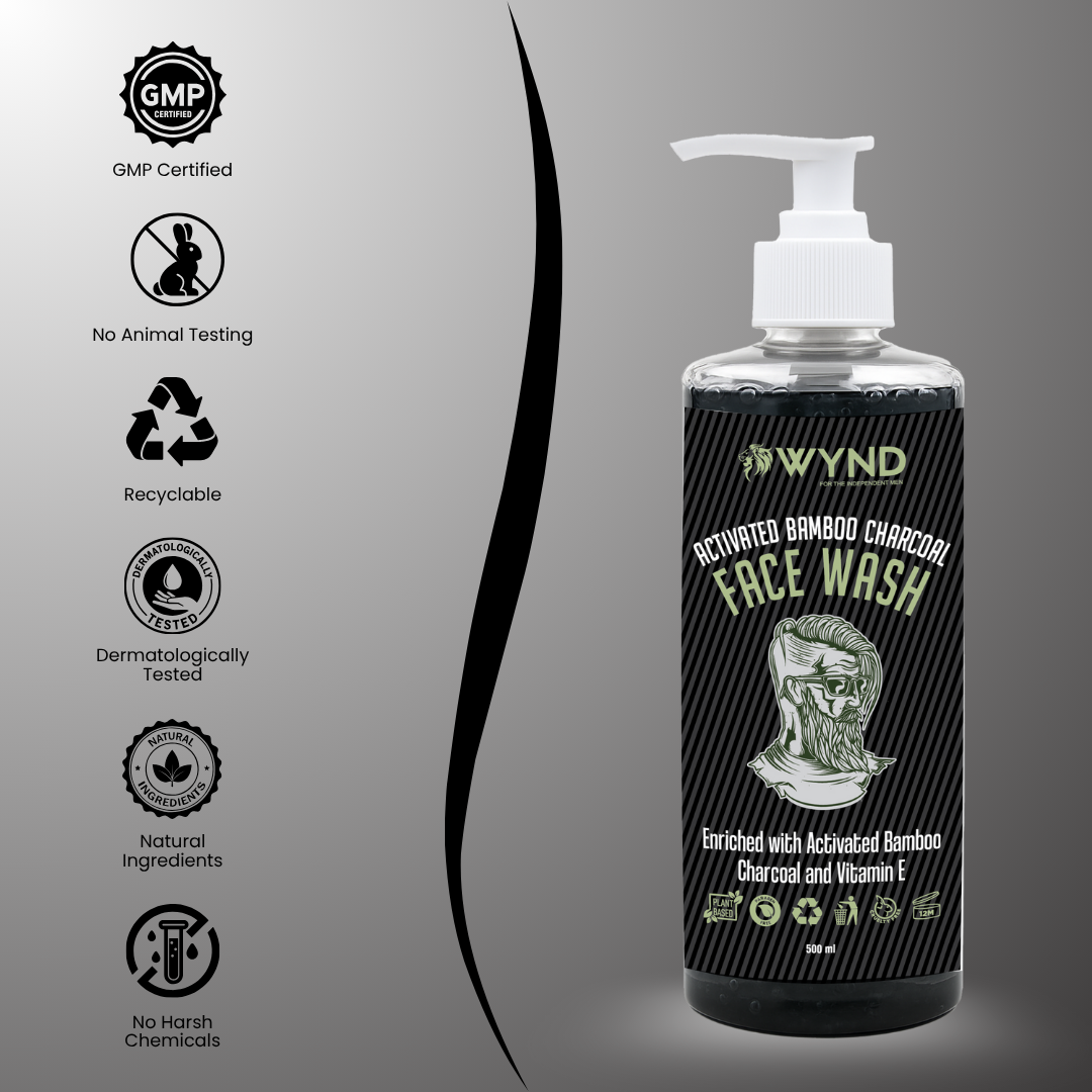 Activated Bamboo Charcoal Face Wash