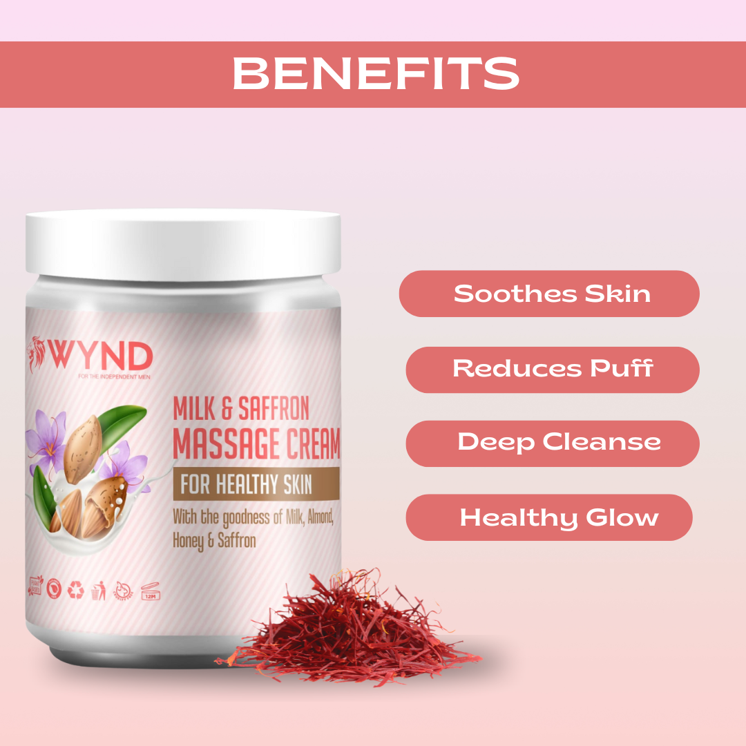 Milk and Saffron Massage Cream