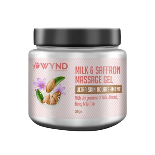 Milk and Saffron Massage Gel