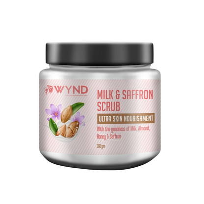 Milk and Saffron Scrub